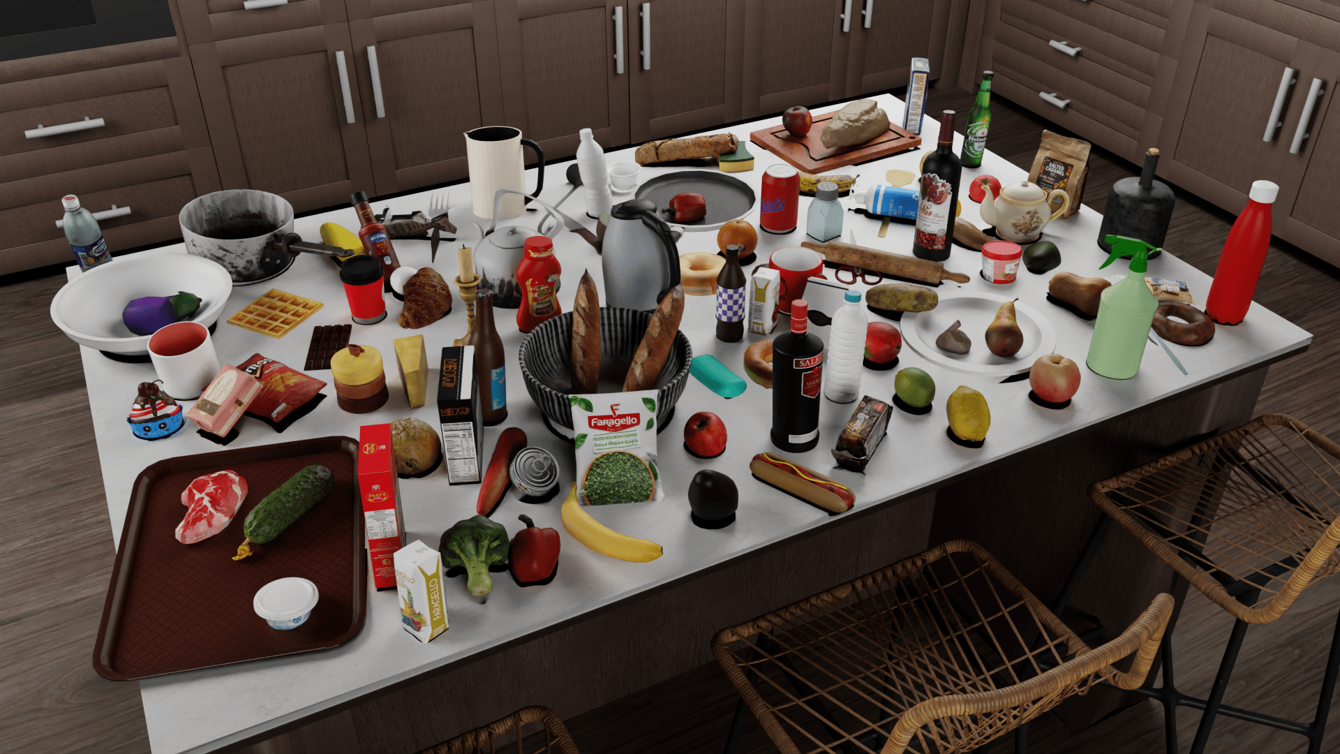 RoboCasa object assets