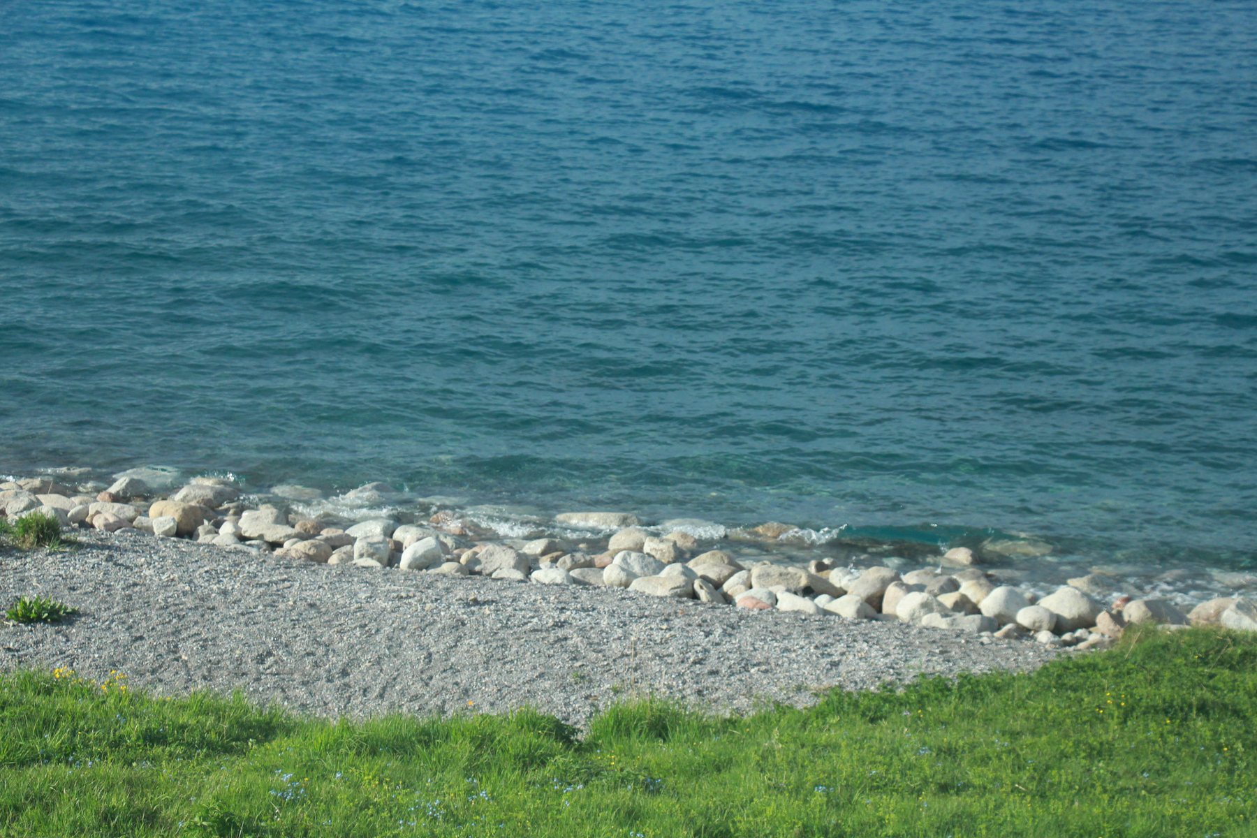 Sayram Lake in Ili, Xinjiang, China